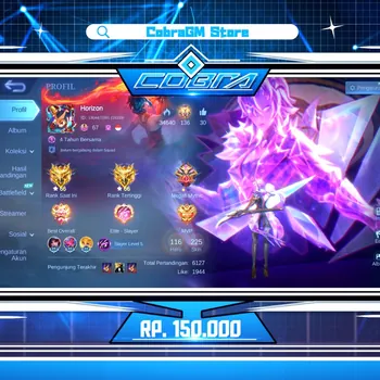 Mobile Legends: Bang Bang Accounts Others Akun Mobile Legends Skin 225 - Exquisite 2 - Epic 33 - Special 52 - Common 121
