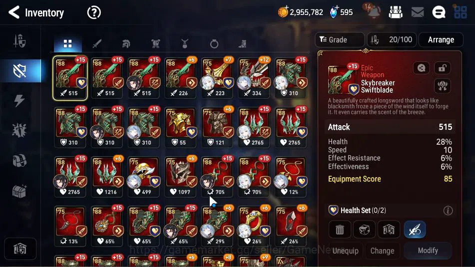 Epic Seven Accounts GLOBAL Unverif| 8 ML (Belian,NC Landy,AC Leika,Etc image 12