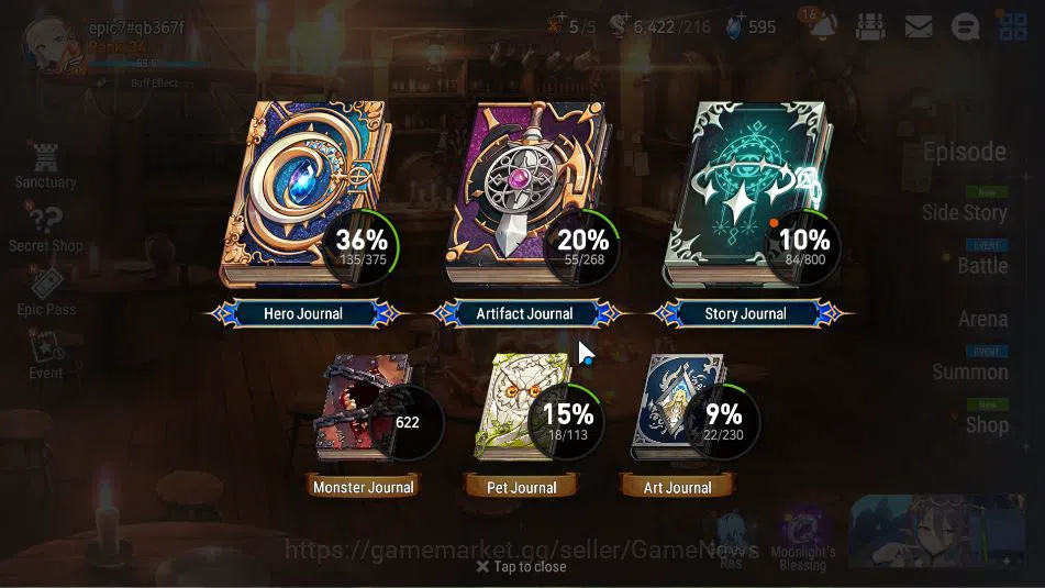 Epic Seven Accounts GLOBAL Unverif| 8 ML (Belian,NC Landy,AC Leika,Etc image 2