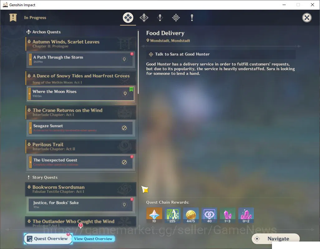 Genshin Impact Accounts Asia|AR 35|1 Limited +1(*5Weapon) | Xilonen |Fragi image 10