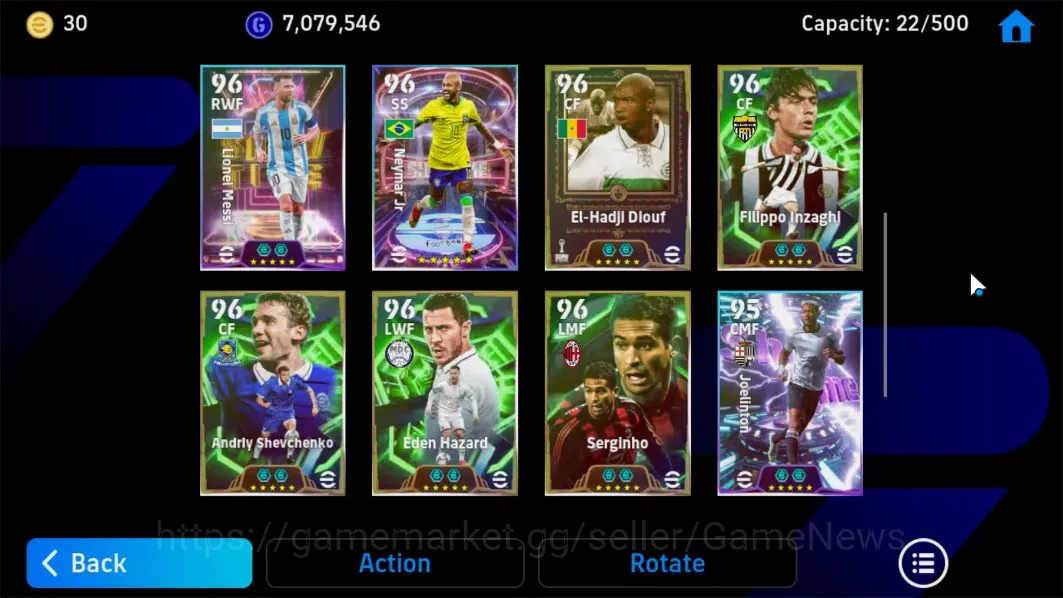 eFootball Accounts Android|BigTime Glanuigi Buffon,Filippo Inzaghi,Ma image 8