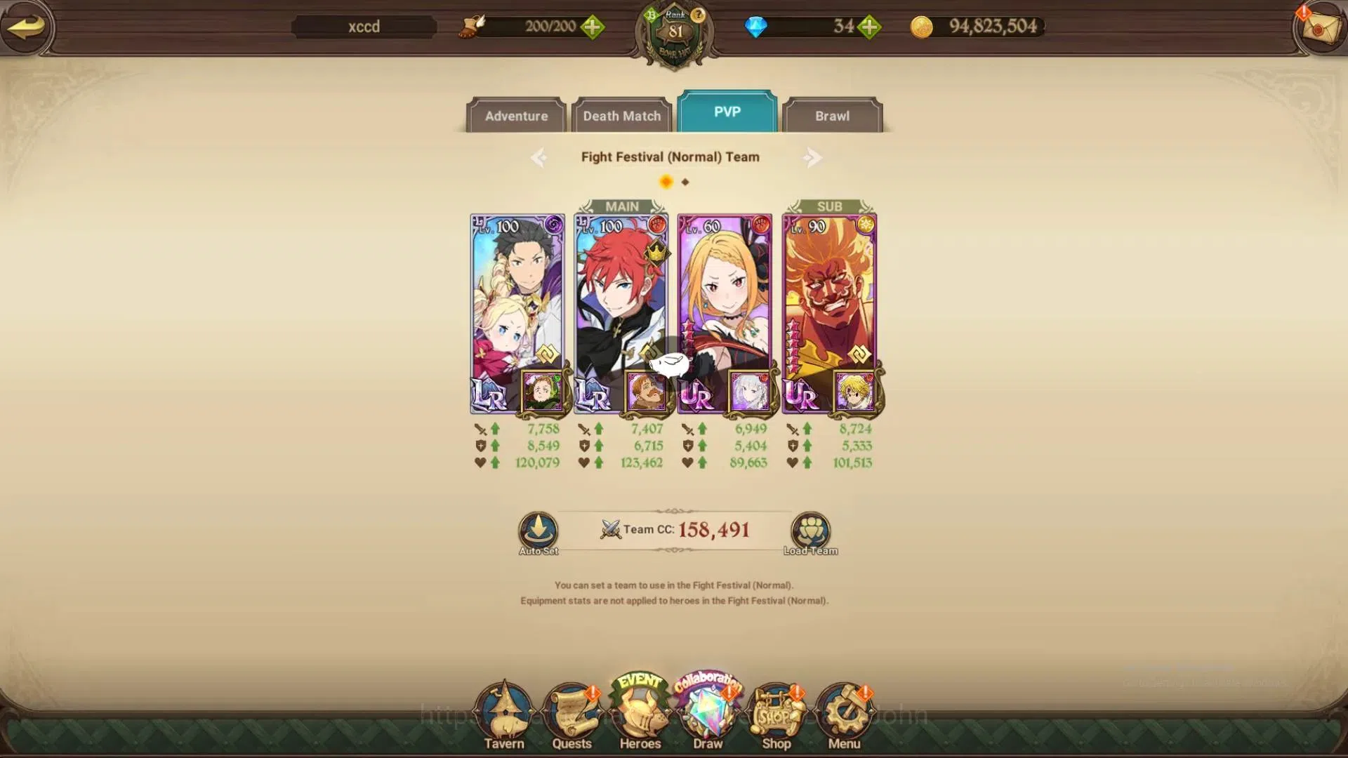 The Seven Deadly Sins: Grand Cross Accounts ASIA|3m CC|2LR + 5UR +CollabReZero&SoLev|Subaru&Be image 9