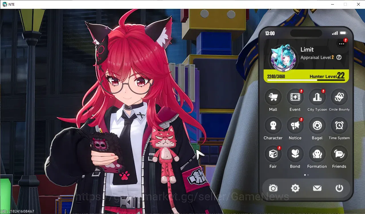 Neverness to Everness Accounts Global SEA|HL 22|TL 19|2k Annulith|4 SSR 2 Limit [Shinku,Nanally]|Porsche|2 9