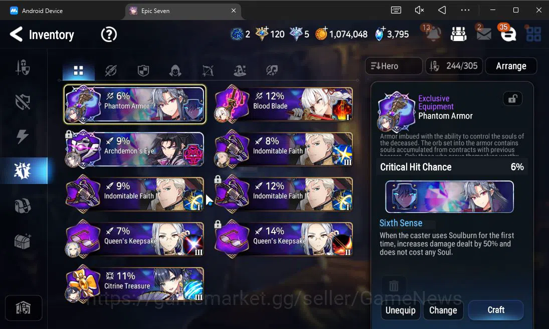 Epic Seven Accounts Mid-Tier ASIA Verif| 9 ML(BArunka,Belian,SS Vivian,Etc)+Stark,TA Coli,Etc|AUTO W Hunt|271 Speed SE 16