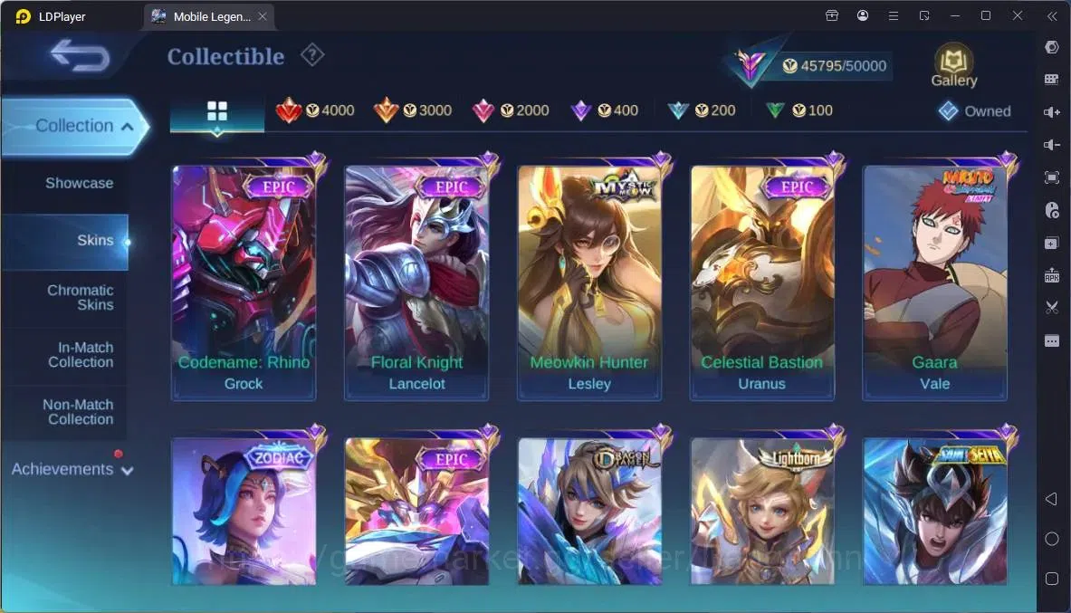 Mobile Legends: Bang Bang Accounts Global |Hero 91|Skin 208|Renowned|Sanrio Floryn|CC image 12