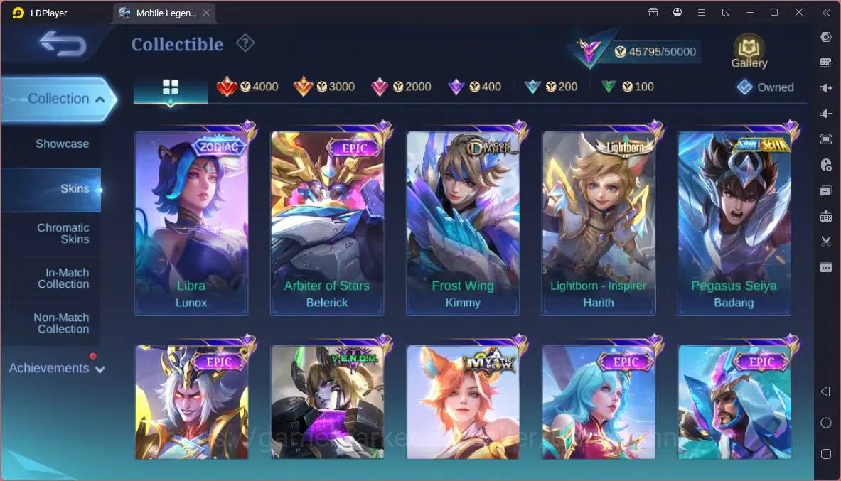 Mobile Legends: Bang Bang Accounts Global |Hero 91|Skin 208|Renowned|Sanrio Floryn|CC image 13