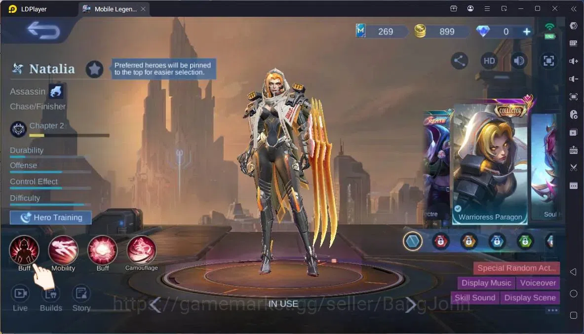 Mobile Legends: Bang Bang Accounts Global |Hero 91|Skin 208|Renowned|Sanrio Floryn|CC image 20
