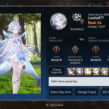 Epic Seven Accounts High-End Global Unverif | 8 ML (SOTD Diane,Lisette,NM Luna,MOTS Iseria,Etc.)|Bless ON|SS 10K|Stigma
