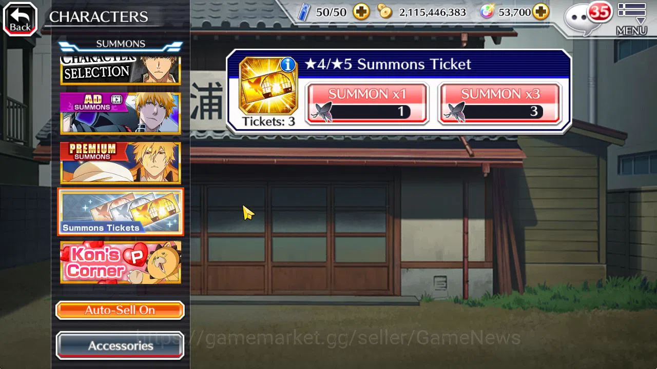 Bleach: Brave Souls Accounts Mid-Tier [GLOBAL]53K Orb|TYBW26[Bambieta,Liltoto],Rukia 10th Anniv,Aizen Renewd,Duo 17