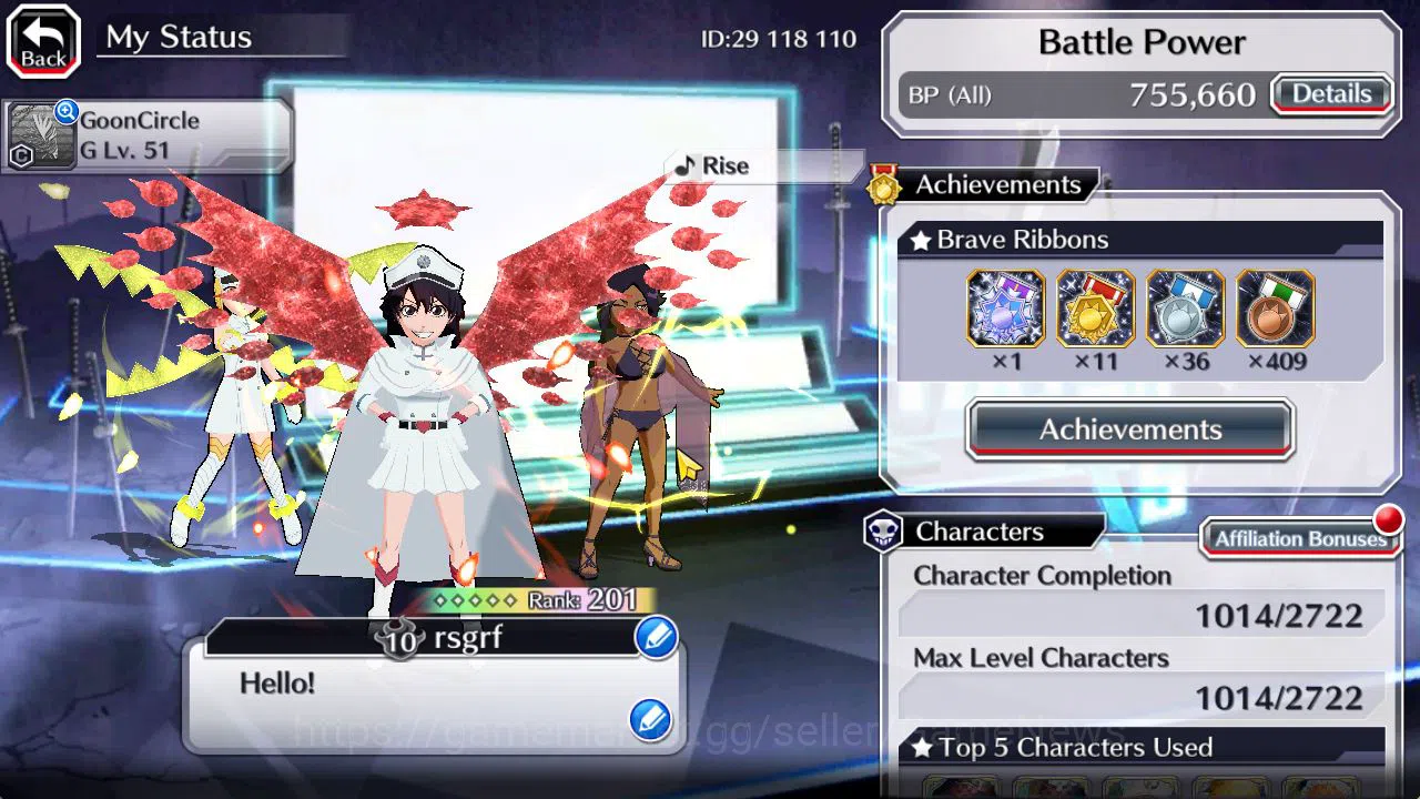 Bleach: Brave Souls Accounts Mid-Tier [GLOBAL]53K Orb|TYBW26[Bambieta,Liltoto],Rukia 10th Anniv,Aizen Renewd,Duo 2