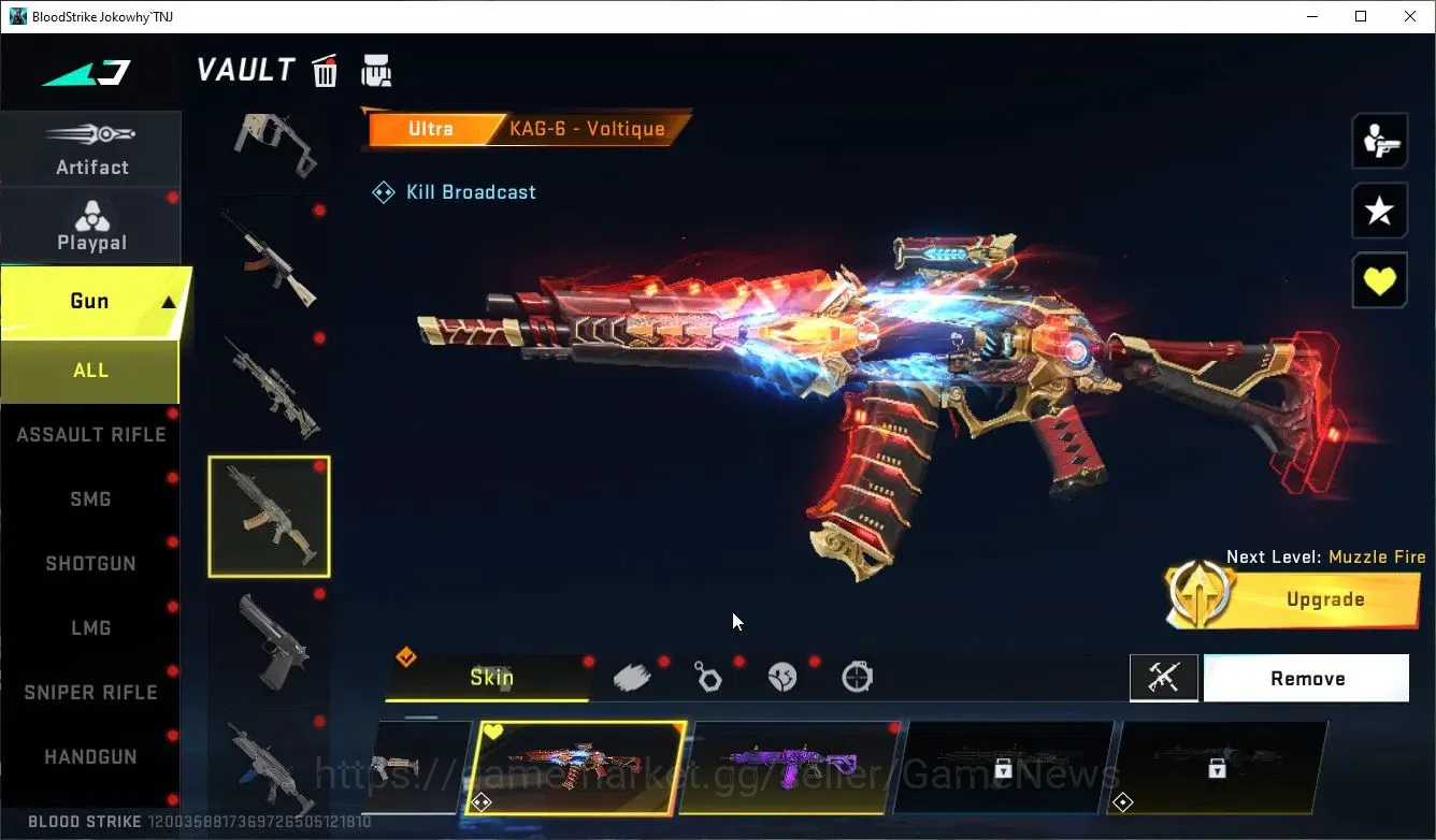Blood Strike Accounts ASIA|Collab 7DS QBZ95,EVA-SCAR+8 ULTRA[Katya-Flux, image 7