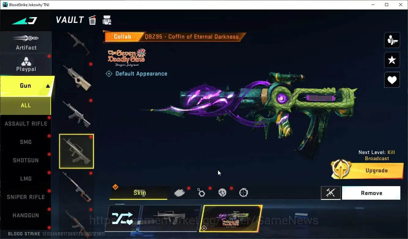 Blood Strike Accounts ASIA|Collab 7DS QBZ95,EVA-SCAR+8 ULTRA[Katya-Flux, image 8