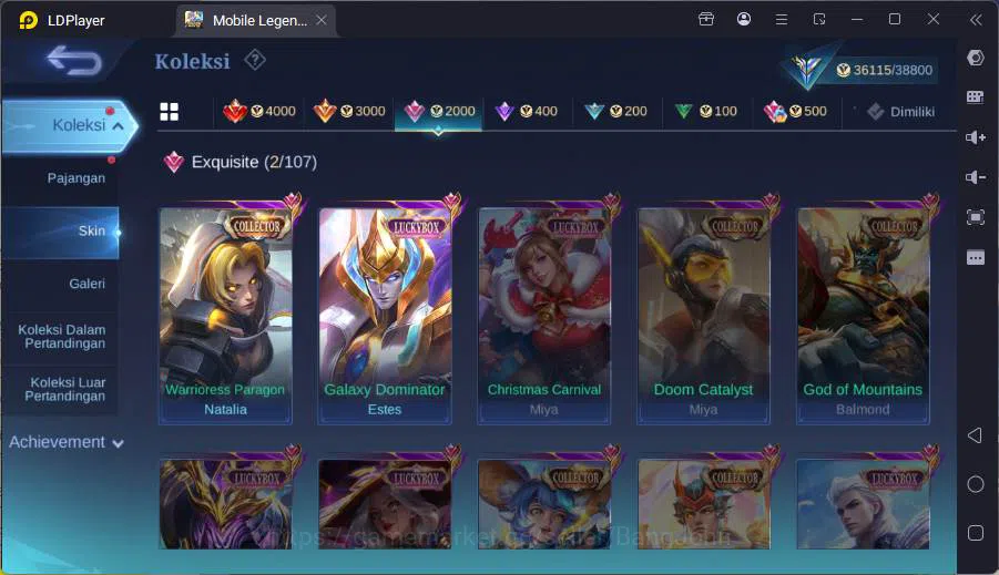 Mobile Legends: Bang Bang Accounts Hero 120|Skin 166|CC Natalia,Lucky Estes,Spongebob image 15