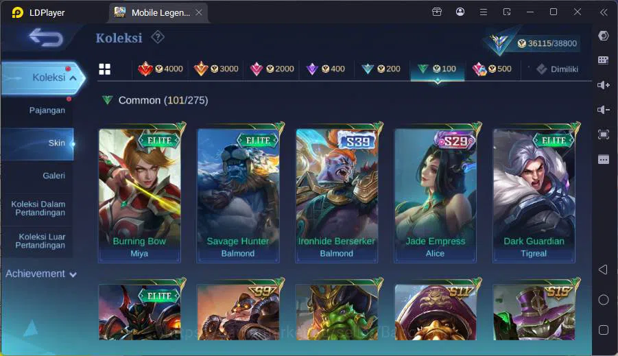Mobile Legends: Bang Bang Accounts Hero 120|Skin 166|CC Natalia,Lucky Estes,Spongebob image 9
