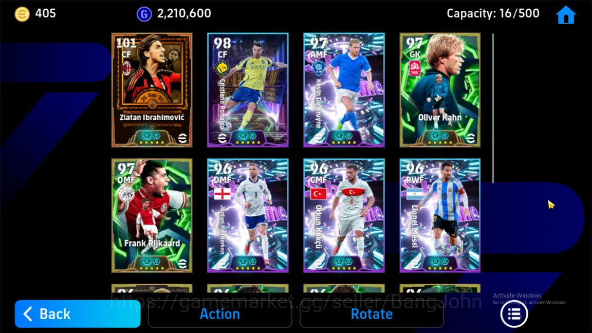 eFootball Accounts power 3170 | zlatan ibrahimovic big time , ronaldo image 4