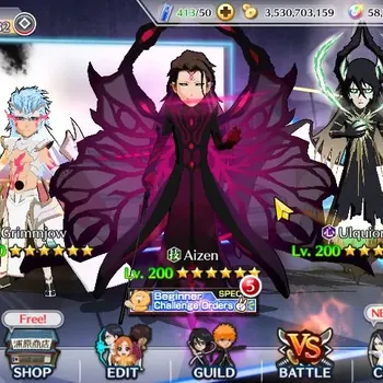 Bleach: Brave Souls Accounts High-End Global |1,2M BP+58K Orb|End Story|Byakuya,Rukia,TYBW2|Aizen,Ulquiorra,Grimmjow