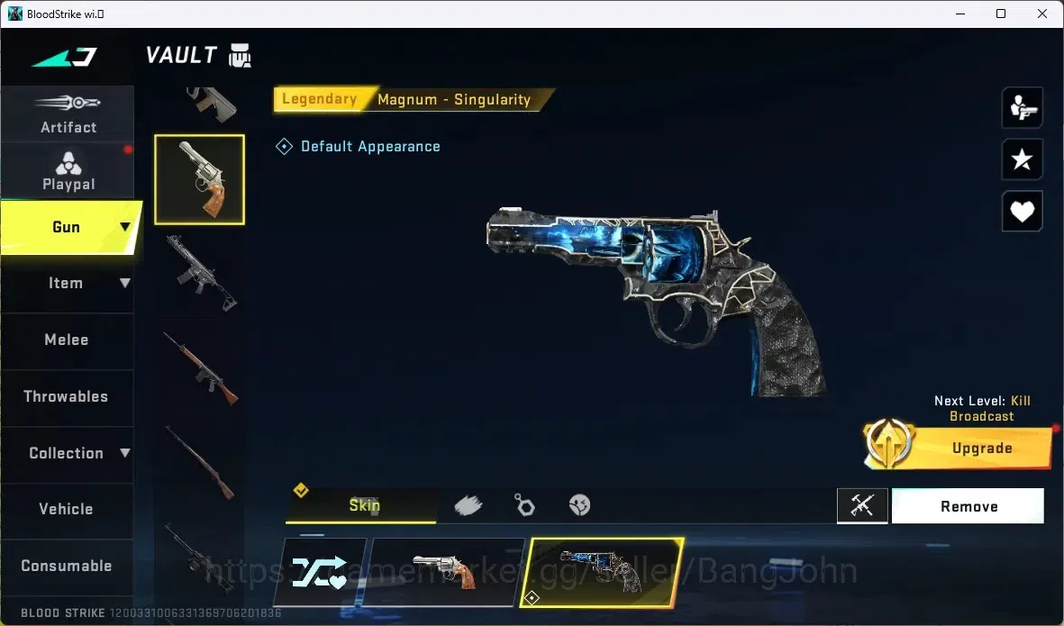 Blood Strike Accounts ASIA | LEGEND GUN: Magnum-Singularity | LEGEND Sky image 3