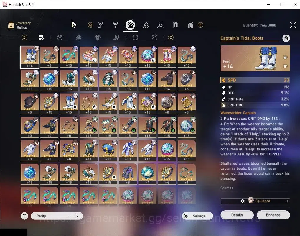 Honkai Star Rail Accounts Asia|TL 65|10 Limited|[SW 999,Yao Guang,Archer]+Si image 7