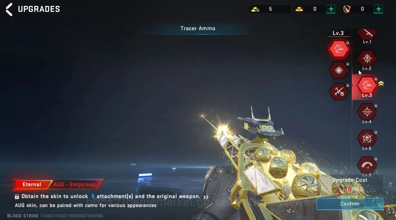Blood Strike Accounts ASIA|ETERNAL AUG-Empyrean Lv3|Legendary Camo Chest image 4