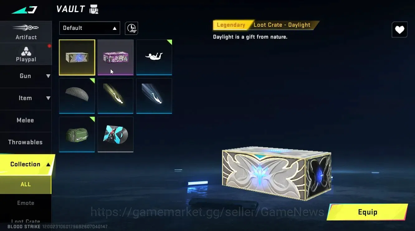 Blood Strike Accounts ASIA|ETERNAL AUG-Empyrean Lv3|Legendary Camo Chest image 8