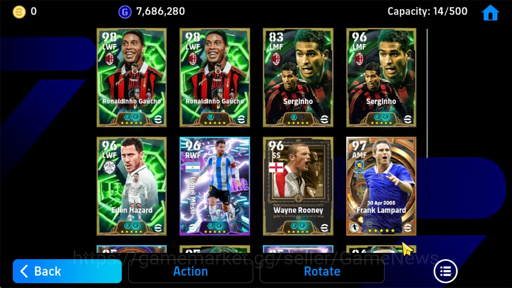 eFootball Accounts Mobile|Big Time Frank Lampard,Ronaldinho(PhenomPas image 6