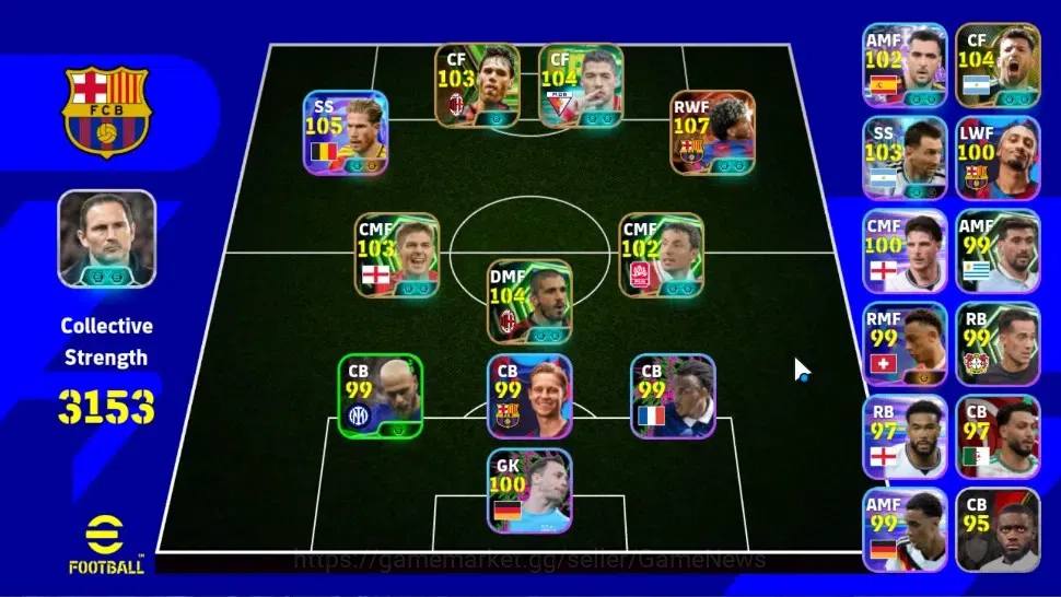 eFootball Accounts Legends & Iconic Players Android|Big Time Lamine Yamal|Show Time Kevin De Bruyne|Epic Luis Suarez,Gennaro 1