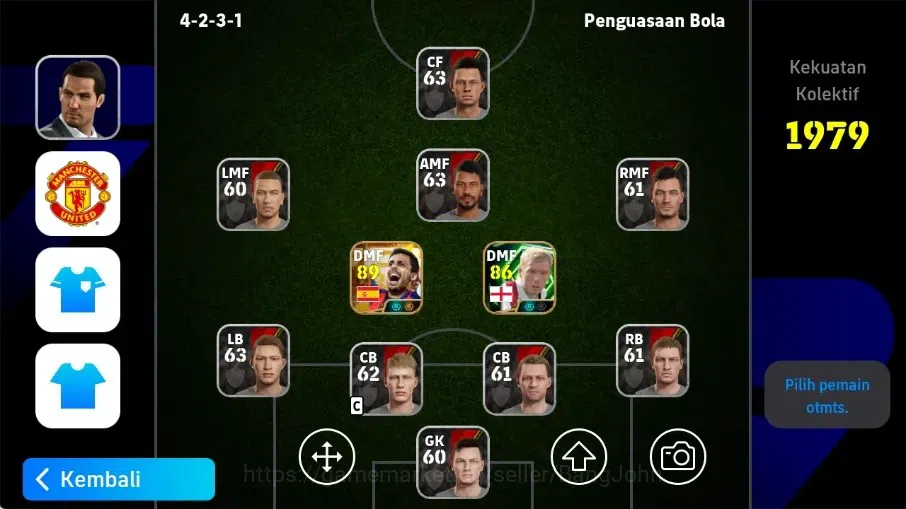 eFootball Accounts Legends & Iconic Players Mobile|PW 1979|New Rodri Big T,Lionel Messi Show T,Paul Scholes Epic |2026|Check 1
