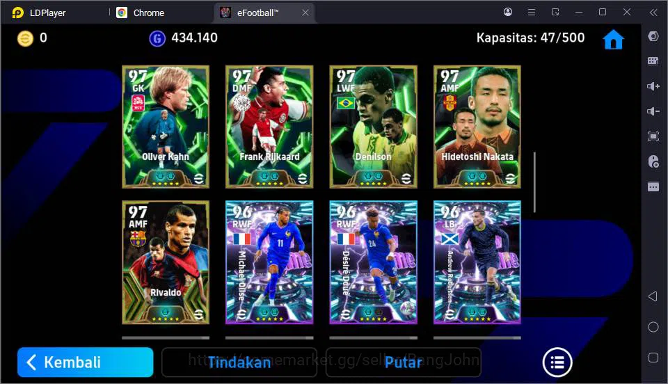 eFootball Accounts power 3229 | messi MSN, thuram epic, del piero epi image 5
