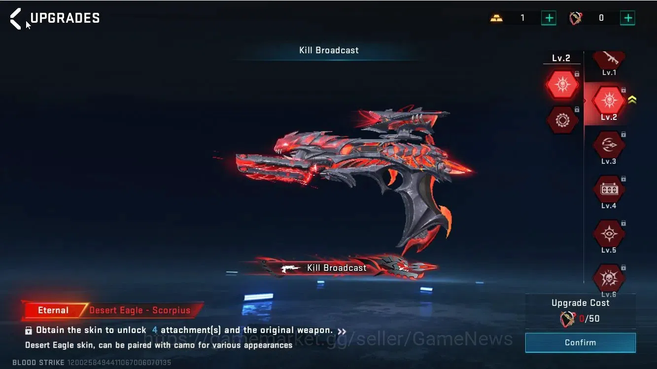 Blood Strike Accounts ASIA|ETERNAL DEagle|Collab TR[JACK,MCX,Etc]+7DS[AK image 11