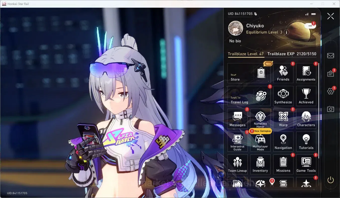 Honkai Star Rail Accounts Asia | TL47|SilverWolf E2 L60, Jing Yuan L60, Welt image 1