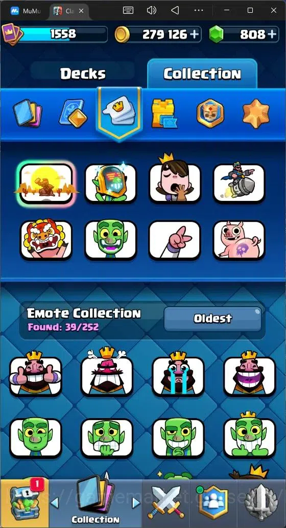 Clash Royale Accounts High-End Global |CL 1558|KTL 15|Trophy 10316|1 MAX|7 CHamp|2 Hero|11 Evo|Arena 25|279 Gold|808 16