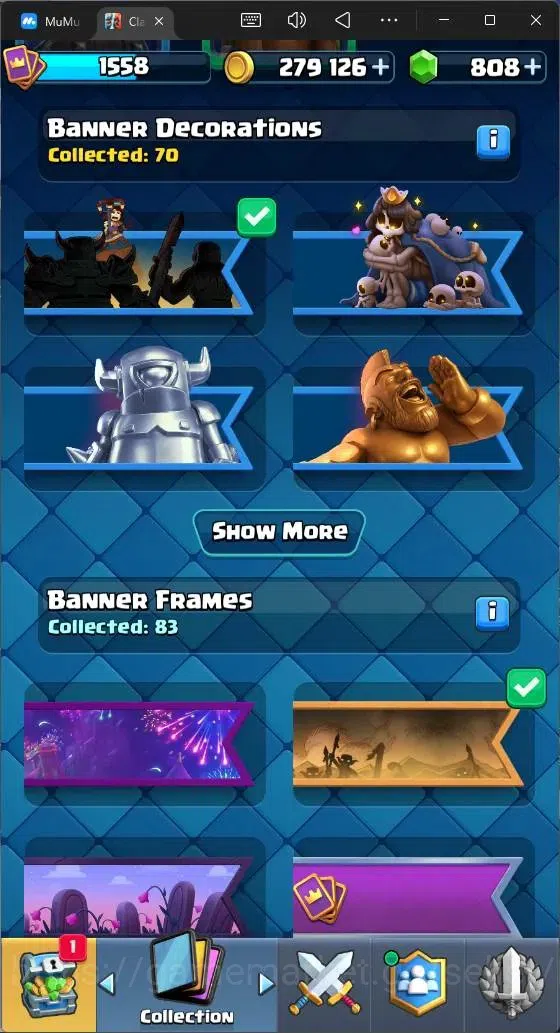Clash Royale Accounts High-End Global |CL 1558|KTL 15|Trophy 10316|1 MAX|7 CHamp|2 Hero|11 Evo|Arena 25|279 Gold|808 18
