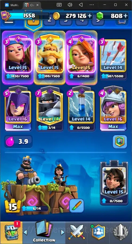 Clash Royale Accounts High-End Global |CL 1558|KTL 15|Trophy 10316|1 MAX|7 CHamp|2 Hero|11 Evo|Arena 25|279 Gold|808 6