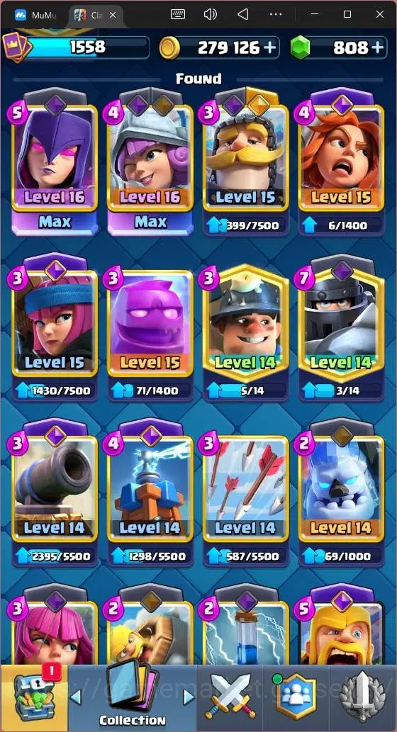 Clash Royale Accounts High-End Global |CL 1558|KTL 15|Trophy 10316|1 MAX|7 CHamp|2 Hero|11 Evo|Arena 25|279 Gold|808 8