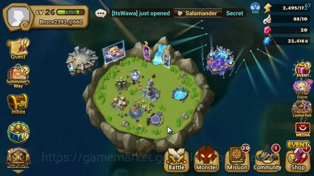 Summoners War: Sky Arena Accounts ASIA|Lv 26|Ready Gacha|15 12-YSC + 160 11-YSC + 3 image 1