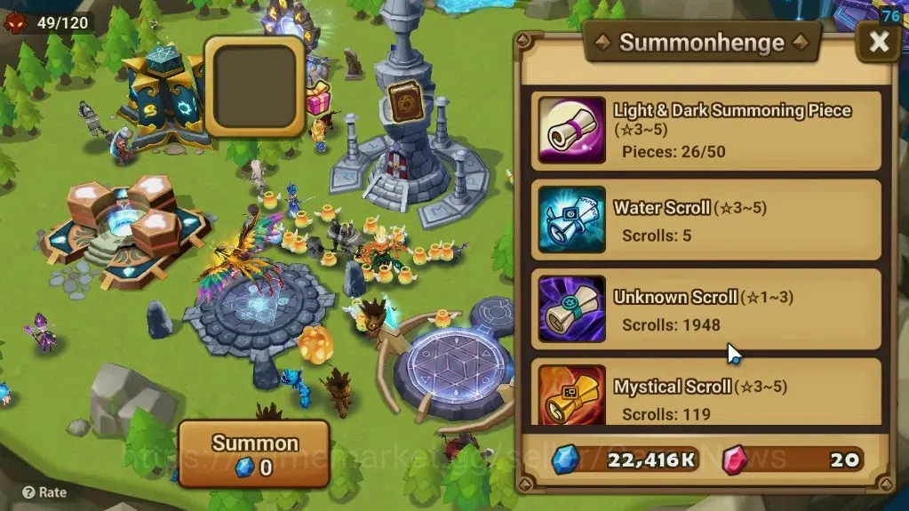 Summoners War: Sky Arena Accounts ASIA|Lv 26|Ready Gacha|15 12-YSC + 160 11-YSC + 3 image 13