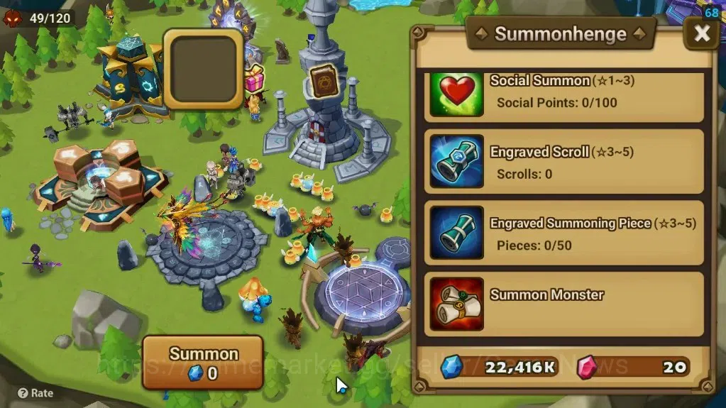 Summoners War: Sky Arena Accounts ASIA|Lv 26|Ready Gacha|15 12-YSC + 160 11-YSC + 3 image 15