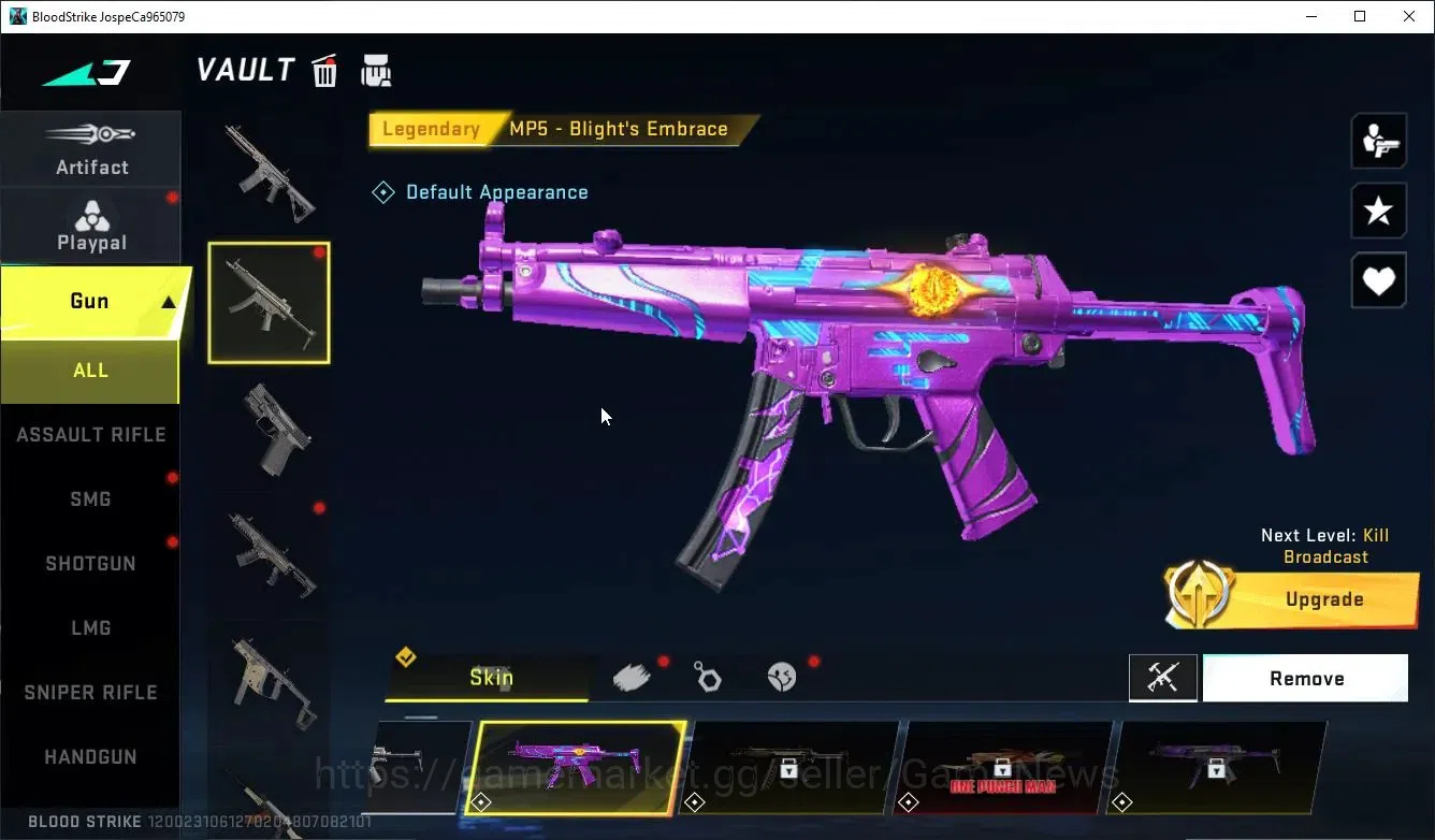 Blood Strike Accounts Others ASIA|Eternal QBZ95-Whisper | L4 | BR Bronze II | 2 Legendary Guns|NetEase|Check SS(BLS5393) 6