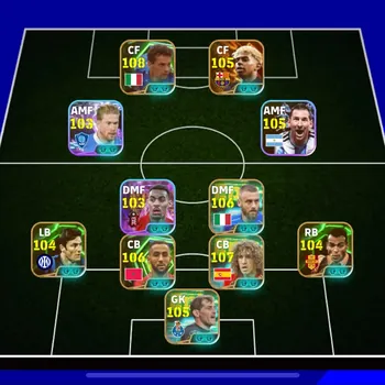 eFootball Accounts Legends & Iconic Players 9 MANAGER BOOSTER | COLECTIVE 3257+,BIG TIME LAMINE YAMAL x BAGIO x DE ROSSI x