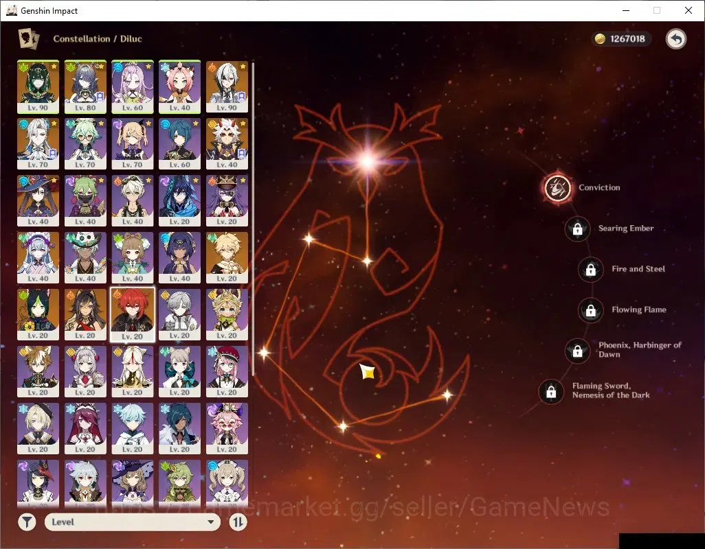 Genshin Impact Accounts ASIA|AR 52|BD Unset|5 Limited+1(*5Wep)|Nefer,Lauma image 12