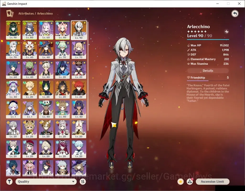 Genshin Impact Accounts ASIA|AR 52|BD Unset|5 Limited+1(*5Wep)|Nefer,Lauma image 7