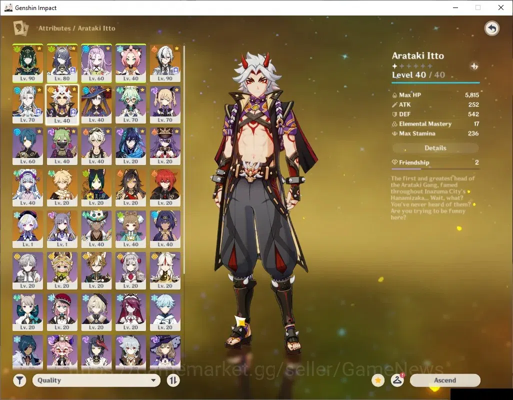 Genshin Impact Accounts ASIA|AR 52|BD Unset|5 Limited+1(*5Wep)|Nefer,Lauma image 9