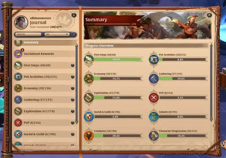 Albion Online Accounts ASIA | 4,26M Total Fame - 8,3M Silver | T8 Ore Min image 11