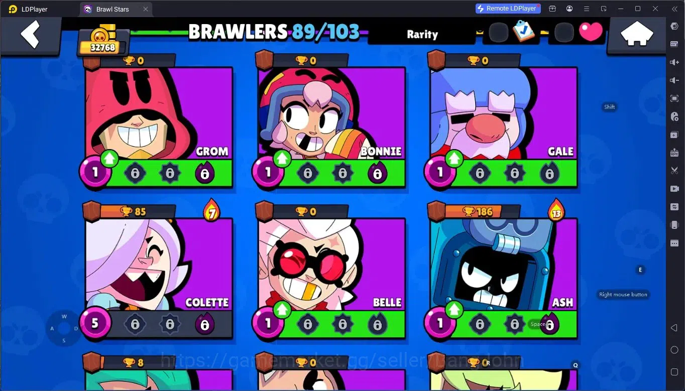 Brawl Stars Accounts Global  | 32768 Thropy|89 Brawler|34 PL11 Brawler| image 11