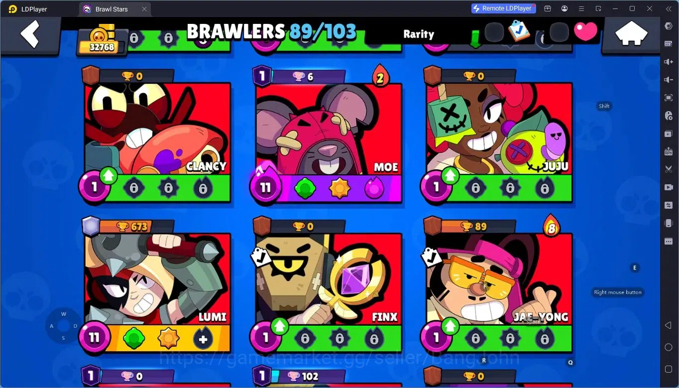 Brawl Stars Accounts Global  | 32768 Thropy|89 Brawler|34 PL11 Brawler| image 17