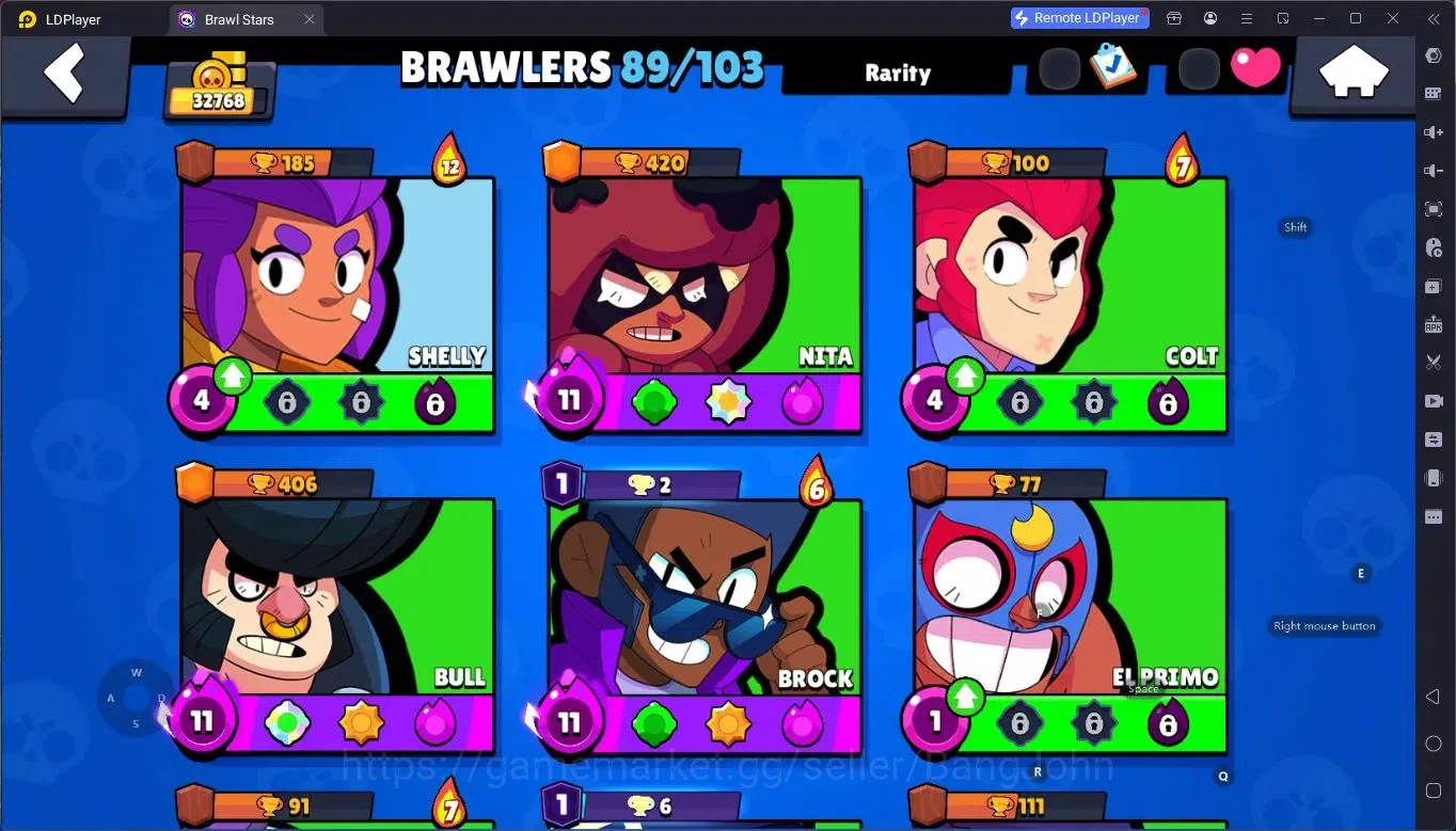 Brawl Stars Accounts Global  | 32768 Thropy|89 Brawler|34 PL11 Brawler| image 6