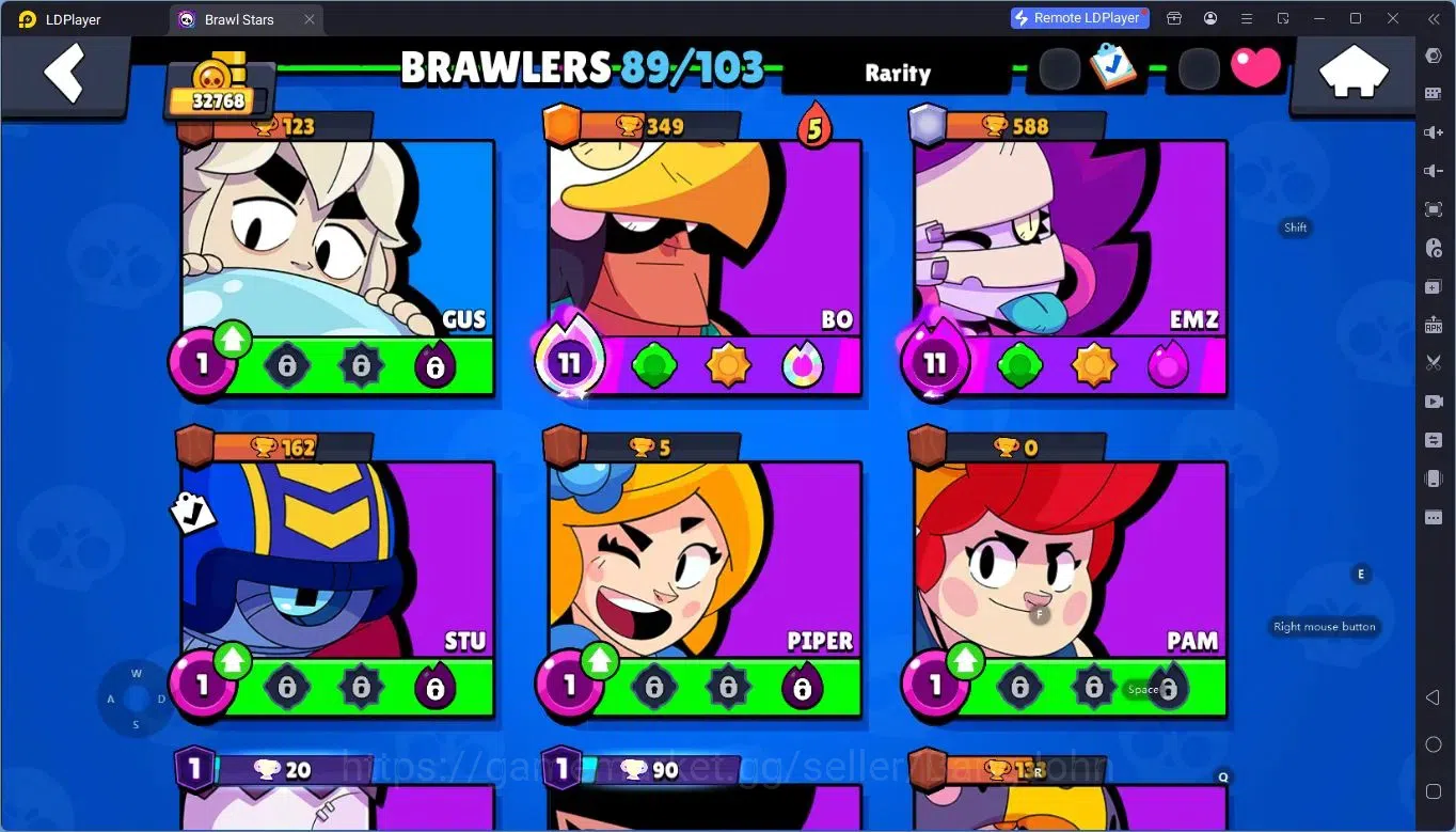 Brawl Stars Accounts Global  | 32768 Thropy|89 Brawler|34 PL11 Brawler| image 9