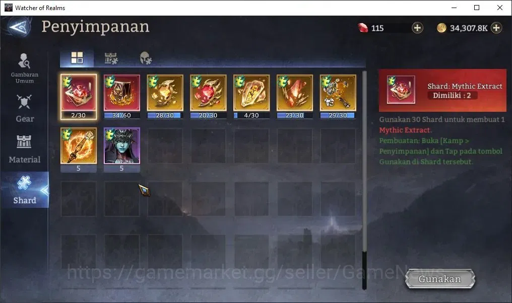 Watcher of Realms Accounts Global 50x|Lv 12|320K Power|2 Lord[Elddr,Aracha]+1 image 10