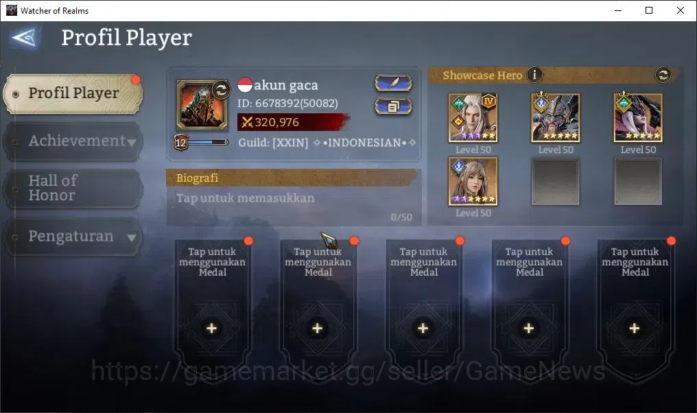 Watcher of Realms Accounts Global 50x|Lv 12|320K Power|2 Lord[Elddr,Aracha]+1 image 2