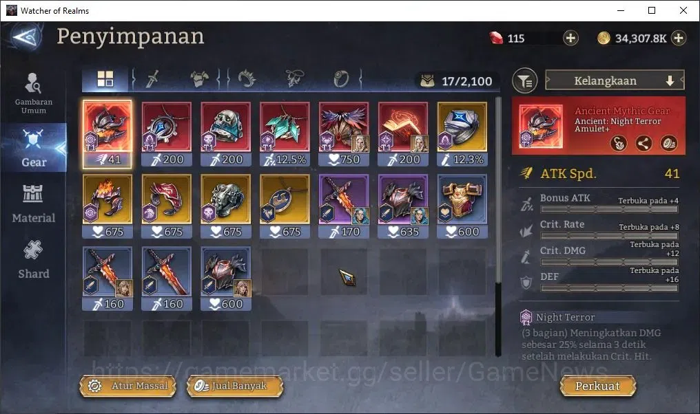 Watcher of Realms Accounts Global 50x|Lv 12|320K Power|2 Lord[Elddr,Aracha]+1 image 8